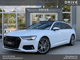 Audi A6 Avant 50 TFSI e quattro 299PK S edition |Pano|B&O|ACC|360Cam|Leer|HD Matrix|Sfeer|20"|Trekhaak|S-Line|Zwart-optiek