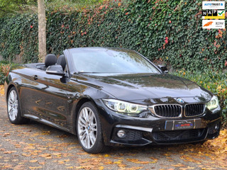 BMW 4-serie Cabrio 420i M Sport High Executive Cabrio Dig. Dash Apple CarPlay Elek.Stoelen Nbt Evo GR Navi Leder Zwart NAP