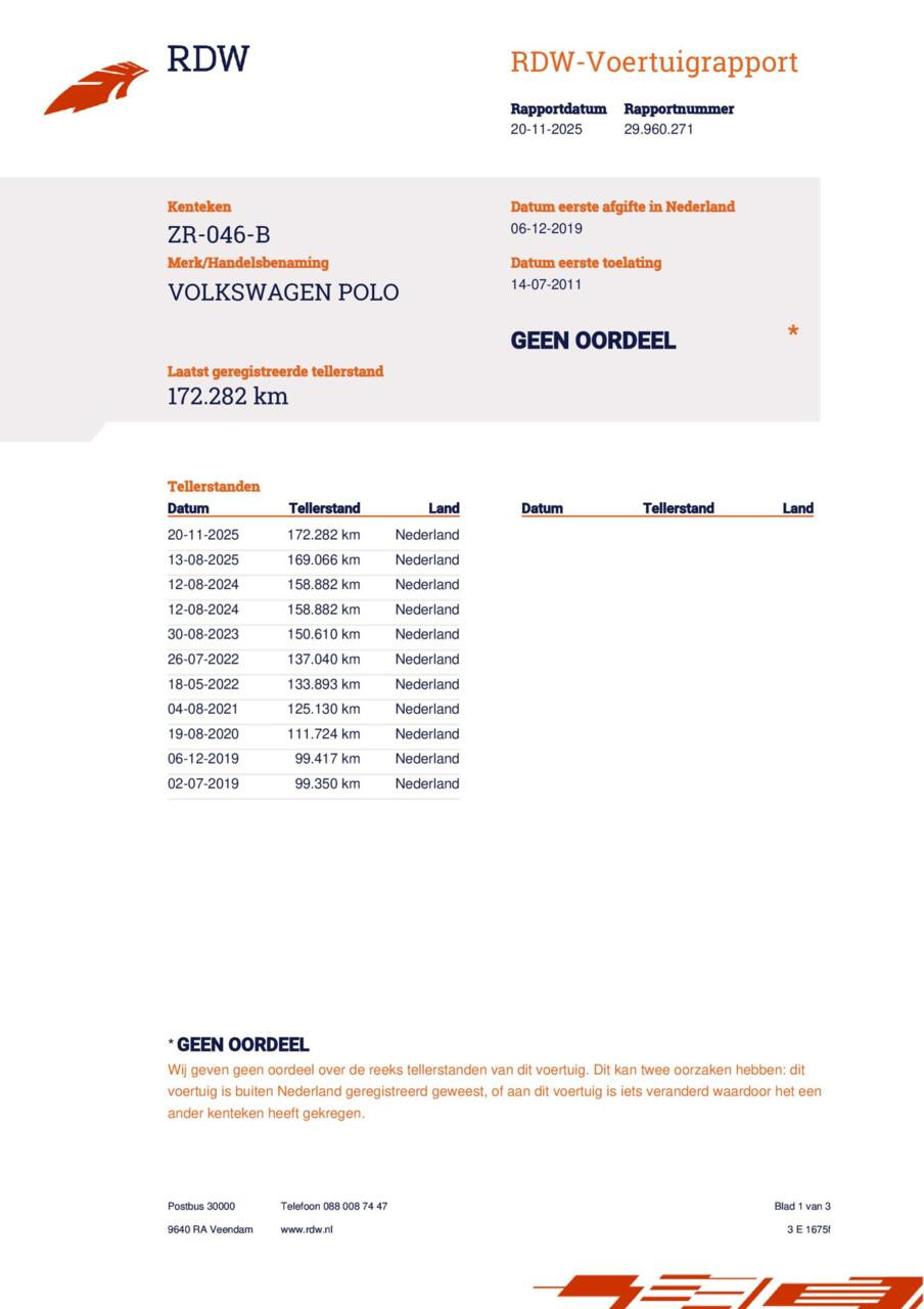 Hoofdafbeelding Volkswagen Polo