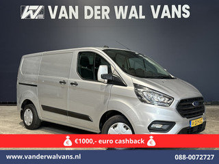 Ford Transit Custom 2.0 TDCI 130pk L1H1 Euro6 Airco | Camera | Navigatie | LED | Cruisecontrol Parkeersensoren, Stoelverwarming, Verwarmde voorruit, Bijrijdersbank, 2500kg trekvermogen