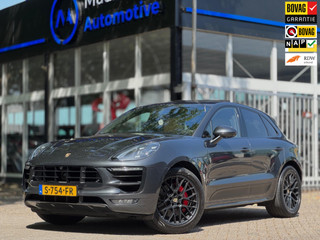 Hoofdafbeelding Porsche Macan Porsche Macan 3.0 GTS Burmester ACC Pano Cognac L Chrono Vol geoptioneerd Onderhoudshistorie Distronic Flippers Stoelkoeling/verwa