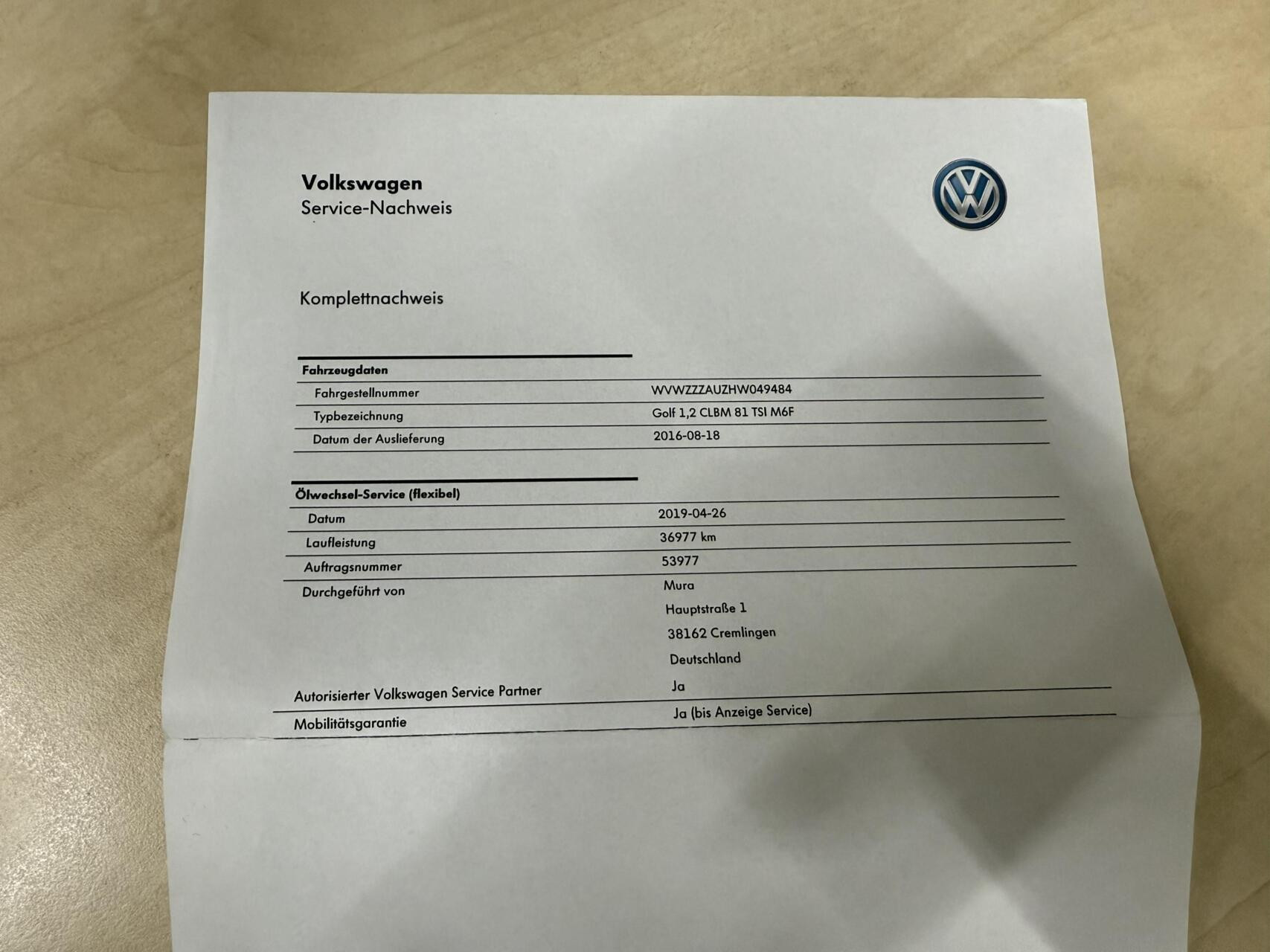 Hoofdafbeelding Volkswagen Golf