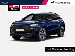 Audi Q4 e-tron 45 quattro S Edition Competition 286 PK · Assistentiepakket plus · Lichtpakket plus ambient light · Optiekpakket zwart plus