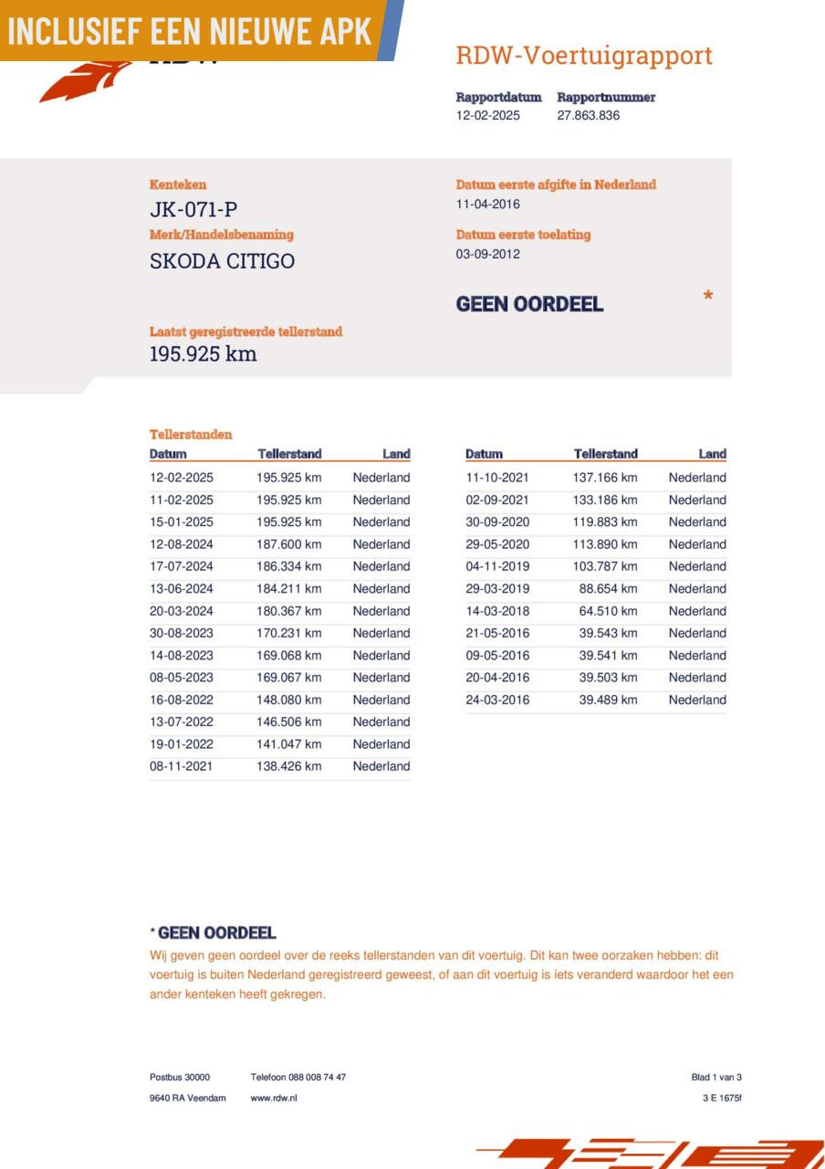 Hoofdafbeelding Škoda Citigo