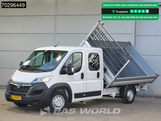 Opel Movano 140PK Driezijdige Kipper Dubbel Cabine Airco Cruise Euro6 Tipper Benne Kieper Dreiseitenkipper Airco Cruise control