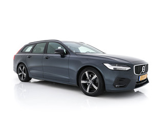 Volvo V90 2.0 D4 R-Design (INCL-BTW) LEATHER-FABRIC | DIGI-COCKPIT | FULL-LED | HEATED-SPORTSEATS | LANE-ASSIST | NAVI-FULLMAP | CAMERA | DAB+ | PRIVACY-GLASS | ECC | PDC | TOWBAR | 19''ALU*