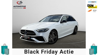Mercedes-Benz C-klasse Estate 180 AMG Line|Pano Trekhaak Cruise Camera Stoelverw. Sfeerverlichting Dodehoek Carplay& Android auto