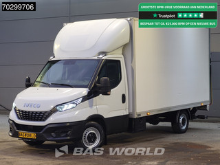 Iveco Daily 35S16 Laadklep Automaat Zijdeur Bakwagen 160PK LED Navi Airco Cruise Camera Standkachel Euro6 Meubelbak Koffer Airco