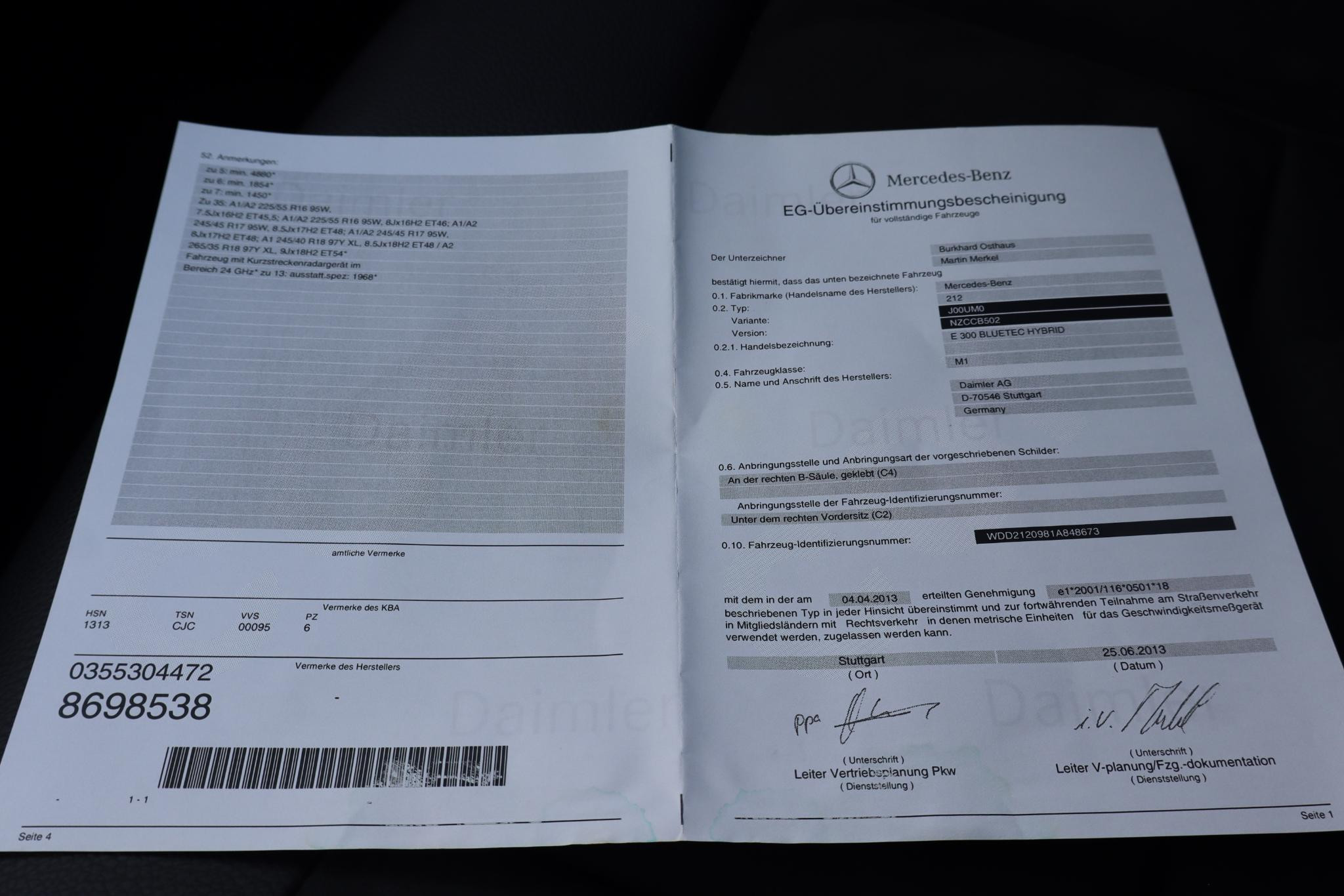 Hoofdafbeelding Mercedes-Benz E-Klasse