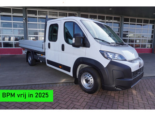 Citroën Jumper Pick-up Dubbelcabine 2.2 BlueHDi 140PK L4 3.5t Heavy Nr. V109 | Airco | Navi | Cruise | Camera | 7 Persoons