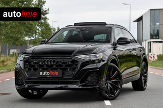 Audi Q8 60 TFSI e quattro Pro Line S Competition. RS Zetels, Massage, Carbon, 4W sturing, Softcl, Pano, Koeling, HUD, B&O, Trekh!