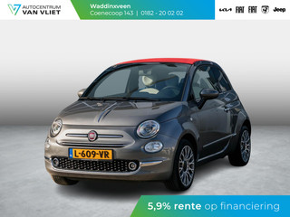 Fiat 500C 1.2 Star l Rosso Cabriodak l Automaat