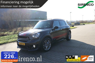 Hoofdafbeelding MINI Countryman Mini Countryman 1.6 Cooper S ALL4 Chili JCW john cooper works leder panodak stoelverwarming climate&cruise control navigatie bluetooth uitstraling!