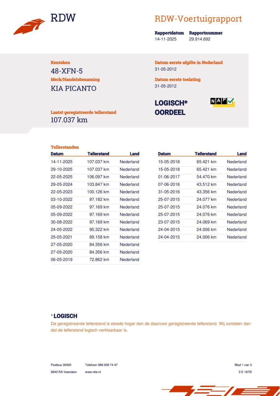 Hoofdafbeelding Kia Picanto