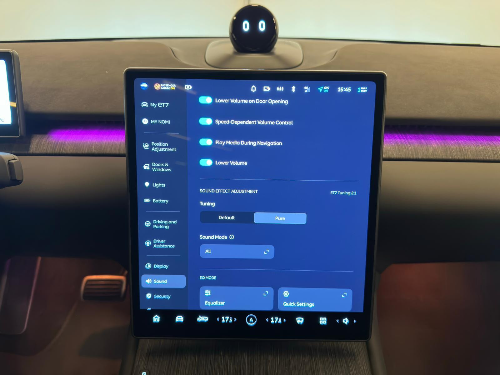 Hoofdafbeelding NIO ET7