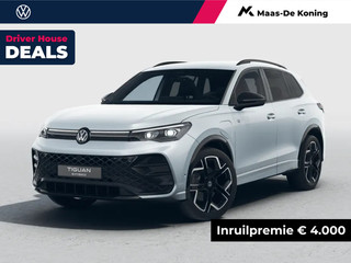 Volkswagen Tiguan R-Line Edition 1.5 eHybrid 204 PK 6 versn. DSG · Black Style Pakket · Panoramaschuif-kanteldak · Trekhaak inklapbaar, met elektrische ontgrendeling, incl. aanhangermanoeuvreerhulp Trailer Assist · Prijs is inclusief inruilpremie ·