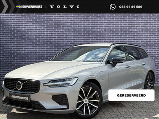 Volvo V60 2.0 T6 Plug-in hybrid AWD Plus Dark | Trekhaak | Harman/Kardon | Sport stoelen | Zwarte hemel | Long Range | Camera |