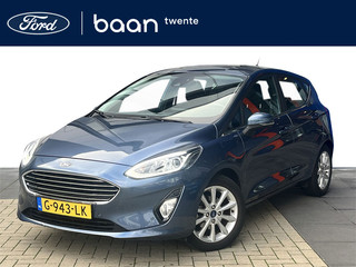 Ford Fiesta 1.0 EcoBoost Titanium | Chrome Blue | Voorruit verwarming | Navigatie | Aut. Airco | Apple Carplay | Parkeerhulp