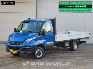 Iveco Daily 35C18 3.0L Automaat Dubbellucht Open Laadbak 180PK 3,5t Trekhaak LED Airco Cruise Euro6 Pritsche Pickup Open Box Airco Trekhaak Cruise control