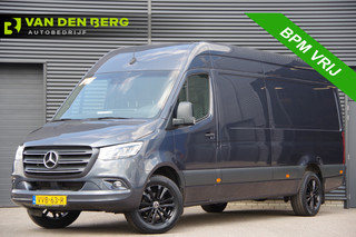 Mercedes-Benz Sprinter 319 3.0 CDI V6 L3H2 AUT-7, LEDER, 3.5T TREKHAAK, CRUISE, MBUX, CAMERA, STANDKACHEL, CLIMA, APPLE CARPLAY/ANDROID AUTO, PARKEERSE DUBBELE CABINE LEVERBAAR