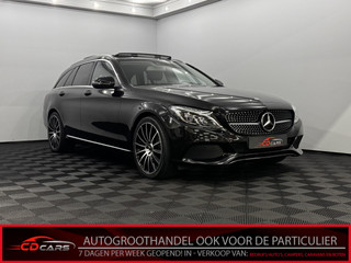 Hoofdafbeelding Mercedes-Benz C-Klasse Mercedes-Benz C-Klasse Estate 180 Sport Edition Premium Plus Pano, Half leder, Parkeersensoren, Cruise control, Burmester, Stoelverwarming