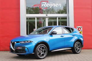 Hoofdafbeelding Alfa Romeo Tonale Alfa Romeo Tonale 1.5T 160PK Hybrid Ti | NIEUWE AUTO! | ELEKTRISCH BEDIENBARE VOORSTOELEN MET GEHEUGENFUNCTIE | HARMAN EN KARDON AUDIO | FULL LED KOPLAMPEN | 18" LICHTMETALEN VELGEN | CLIMATE CONTROL | NAVIGATIE | DRAADLOZE APPLE CARPLAY/ANDROID AUTO | ADAPTIVE CRUISE CONTROL | STOEL/STUUR VERWARMING | STOEL VENTILATIE | ELEKTRISCH BEDIENBARE ACHTERKLEP | DRAADLOZE TELEFOONLADER | KEYLESS ENTRY/START | PARKEERSENSOREN VOOR + ACHTER | ACHTERUITRIJ CAMERA |