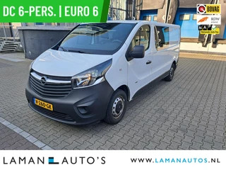 Opel Vivaro 1.6 CDTI 125 pk L2H1 DC 6-pers. Edition | Rijklaarprijs Dubbele Cabine Euro 6 Airco Navi Cruise Trekhaak Lengte 2 | Voorschoten