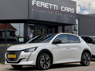 Hoofdafbeelding Peugeot e-208 Peugeot e-208 EV GT PACK 50 kWh AUTOM 29D.KM!! PANODAK LEDER NAVI CAMERA LED LMV PDC