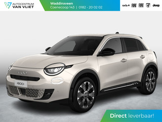 Fiat 600 1.2 Hybrid 110pk La Prima | Clima | Adapt. Cruise | Camera | BSM | 18" | Stoelverwarming | Apple Carplay | Elektr. A-Klep