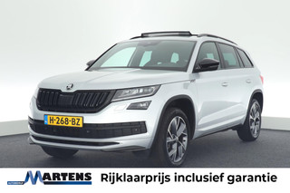 Skoda Kodiaq 2.0 TSI 190pk DSG 4x4 Sportline Trekhaak DCC Camera Canton Keyless Memory Panoramadak Virtual Cockpit Navigatie