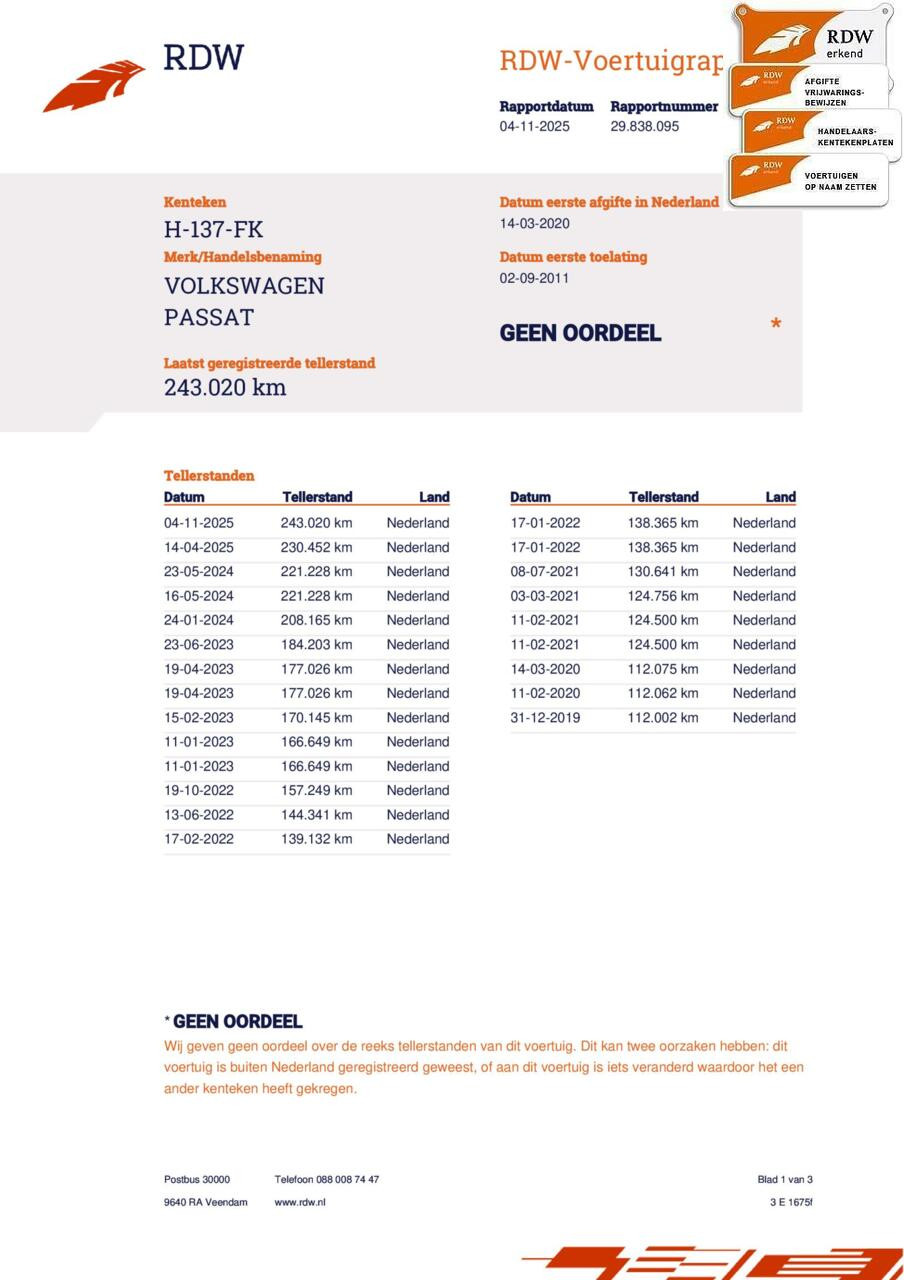 Hoofdafbeelding Volkswagen Passat