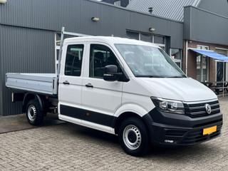 Volkswagen Crafter 35 2.0 TDI DC Open laadbak Airco Cruise controle Pick-up Euro 6 Parkeerhulp achter evt 2500kg trekgewicht 6 persoons p-up bakwagen open laadbak Pritsche