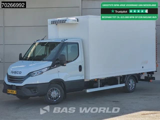 Iveco Daily 35S18 3.0L Laadklep Koelwagen Vriezer Thermoking V-200 MAX 220V stekker -18 LED Navi Airco ACC Koel Koeler Kühler Kühlwagen Kühlkoffer Vries Frigo Bakwagen Airco