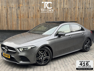 Hoofdafbeelding Mercedes-Benz A-Klasse Mercedes A-klasse 220 AMG 190pk Automaat | Panoramadak | LED Matrix verlichting | Sfeerverlichting | Night Pakket | Sportstoelen elektrisch verstelbaar | Draadloze telefoonlader | Parkeersensoren voor en achter | Achteruitrijcamera