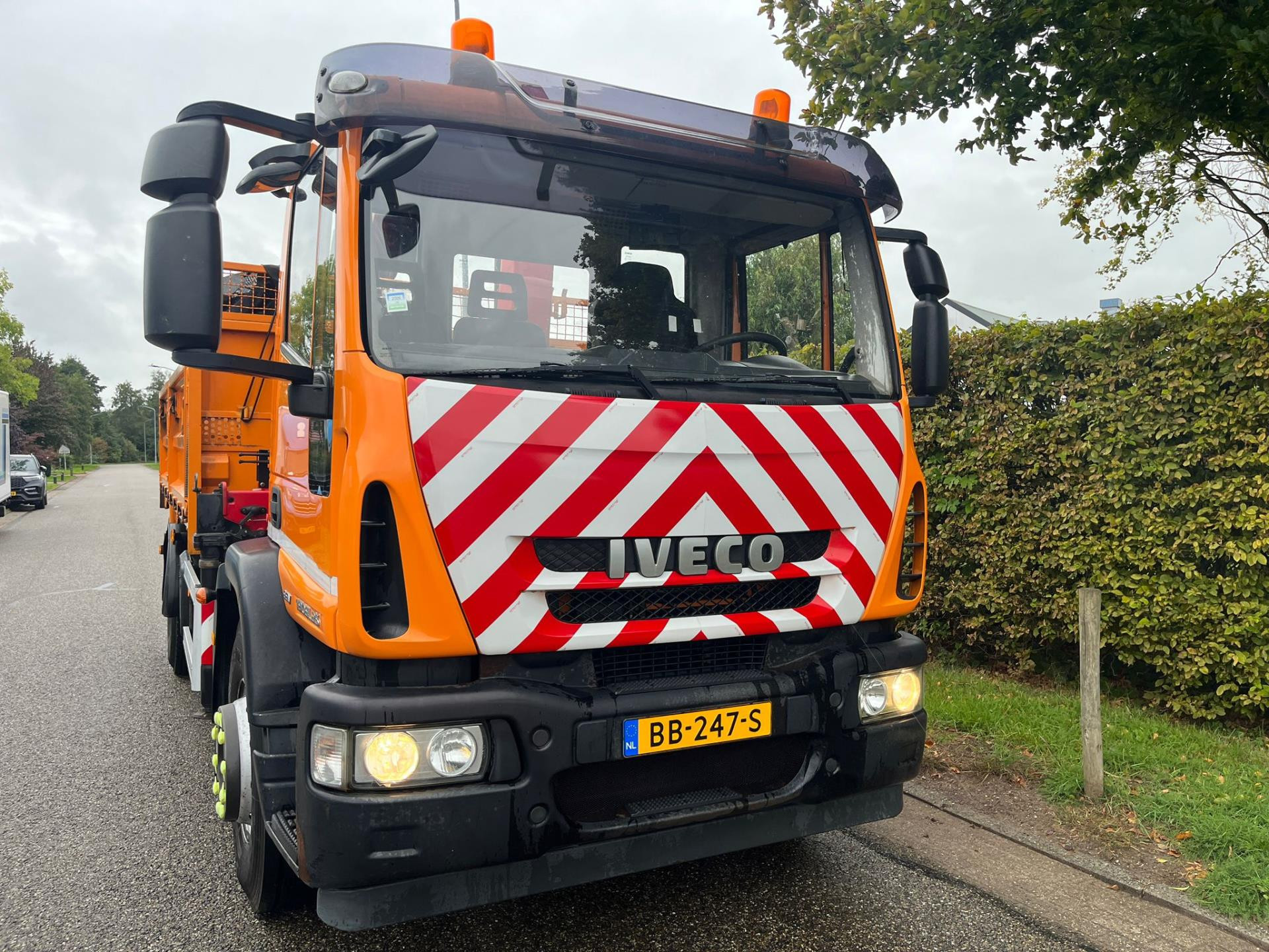 Hoofdafbeelding Eurocargo  190EL25 EEV . kipper , HMF kraan , 