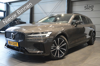 Volvo V60 2.0 T6 Plug-in hybrid AWD Plus Dark leer trekhaak 18 inch !!