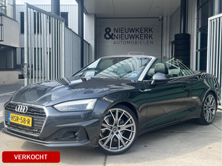 Audi A5 Cabriolet 35 TFSI S edition | TREKHAAK | CARPLAY/ANDROID | NAVI | ADAPTIVE CRUISE CONTROL | KEYLESS | CLIMATE CONTROL | LMV 20'' | PDC | ELKTR. MEMORY STOELEN | STOELVERWARMING | LED | BLUETOOTH