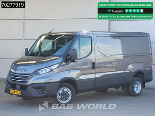 Iveco Daily 35C21 3.0L Automaat Laag Dak 210PK Dubbellucht L2H1 3,5t Trekhaak ACC Navi LED Airco Cruise Camera Parkeersensoren Euro6 L2 9m3 Airco Trekhaak
