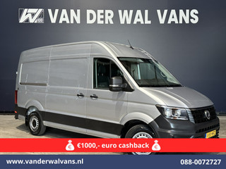 Volkswagen Crafter 2.0 TDI 141pk L3H3 L2H2 Euro6 Airco | Camera | Apple Carplay | Cruisecontrol Android Auto, Parkeersensoren, Bijrijdersbank, 3000kg Trekvermogen, zilver