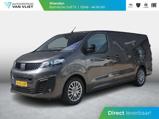 Hoofdafbeelding Fiat E-Scudo Fiat e-Scudo L3 75 kWh | Navi incl. Apple Carplay | camera | parkeersensoren voor & achter | dodehoekwaarschuwing | laadruimtebetimmering | rijklaarprijs