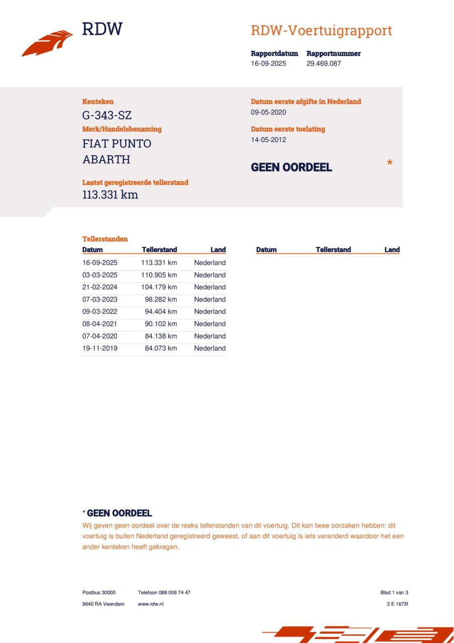 Hoofdafbeelding Fiat Punto