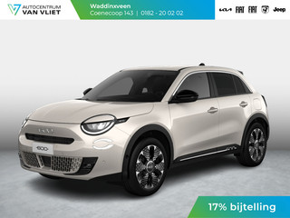Fiat 600e La Prima 54 kWh | 17% Bijtelling | Carplay | Elek. Stoel | Stoelverwarming | Keyless | LED | Clima