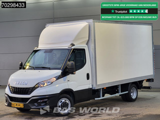 Iveco Daily 35C16 3.0L Laadklep Dubbellucht Bakwagen 160PK Airco Cruise Euro6 Meubelbak Koffer Airco Cruise control