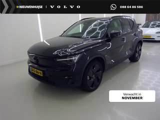 Hoofdafbeelding Volvo EX40 Volvo EX40 Twin Motor Performance Ultra Black Edition 82 kWh | Trekhaak | Pixel LED | 360º Camera | Google | Power Seats | Stuur + Stoel verwarming | Blis | Adaptieve Cruise Controle |