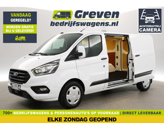 Ford Transit Custom 2.0 EcoBlue L2H1 | Airco | Cruise | Camera | 2xSchuifdeur | Carplay | Stoelverw.