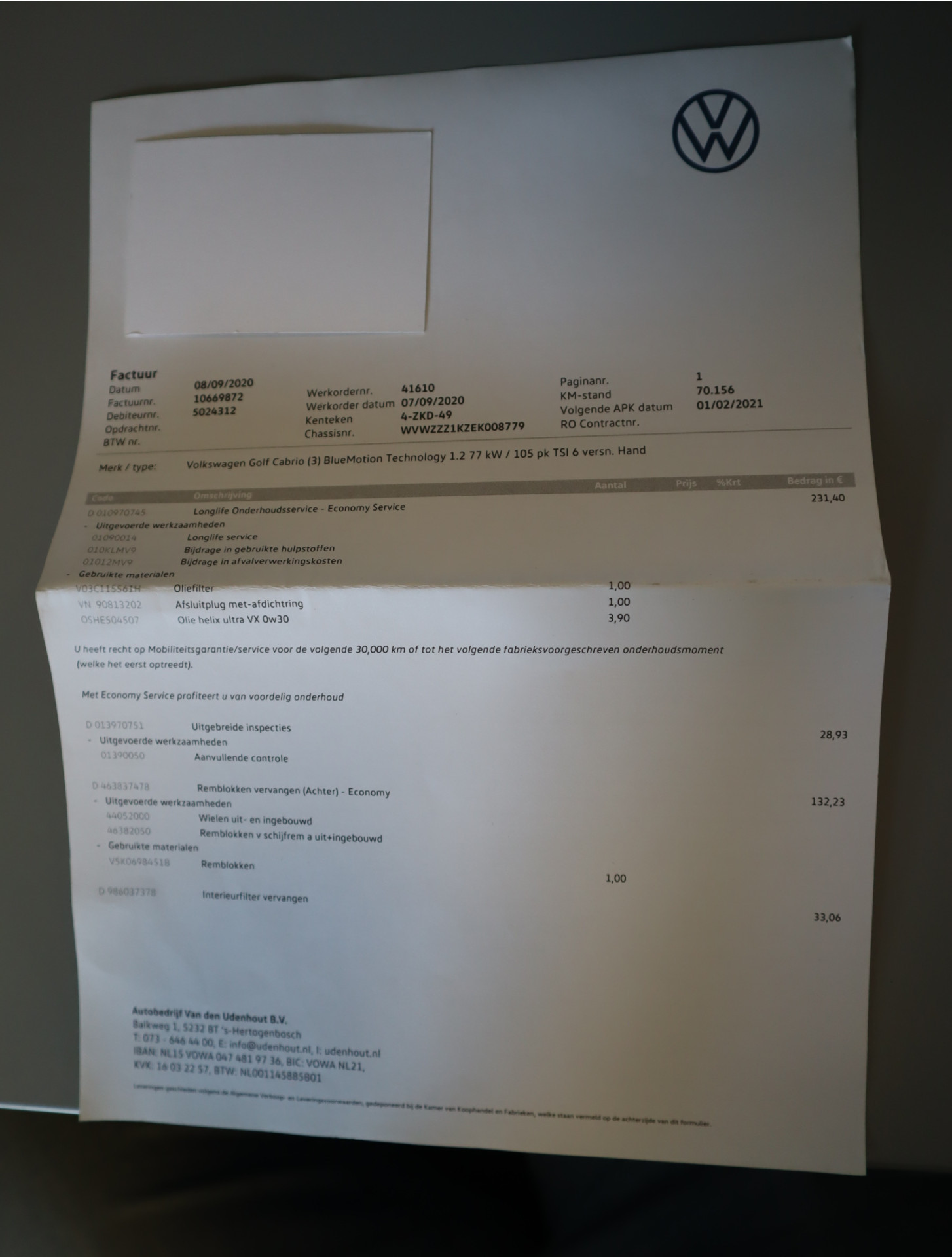 Hoofdafbeelding Volkswagen Golf