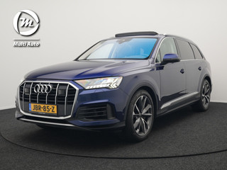 Audi Q7 55 TFSI e Quattro Pro Line Plug In Hybrid 381pk Dealer O.H PHEV | Luchtvering | Trekhaak Af Fabriek | Panodak | Adaptive Cruise | 21 "L.M Matrix LED | Camera | Lederen Sportstoelen Memory & Ventilatie | Navigatie | Keyless | Virtual | DAB  | Softclos