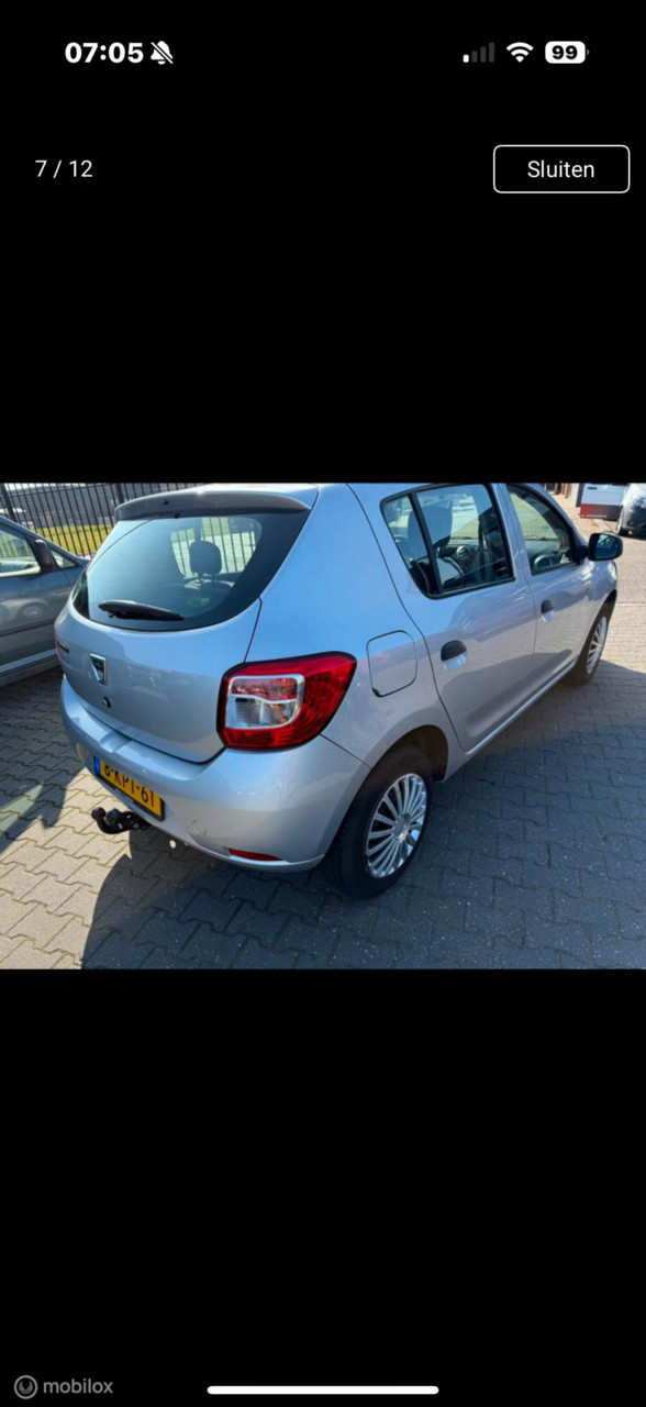 Hoofdafbeelding Dacia Sandero