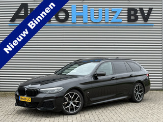 BMW 5 Serie Touring 520d M Sport Panoramadak ACC LED 19 Inch Stuurverwarming Carplay Achteruitrijcamera Stuurverwarming