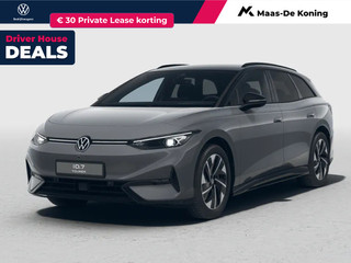 Hoofdafbeelding Volkswagen ID.7 Volkswagen ID.7 Tourer Pro Limited Edition 77 kWh accu 286 PK · Stuurwiel verwarmd · Draadloze telefoonlader · 360 Rondomzicht camera ·
